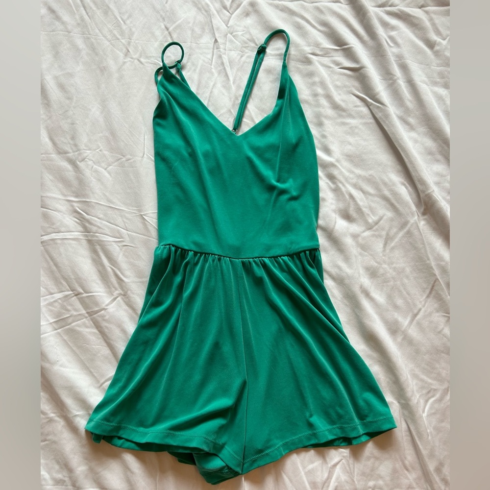 teal romper